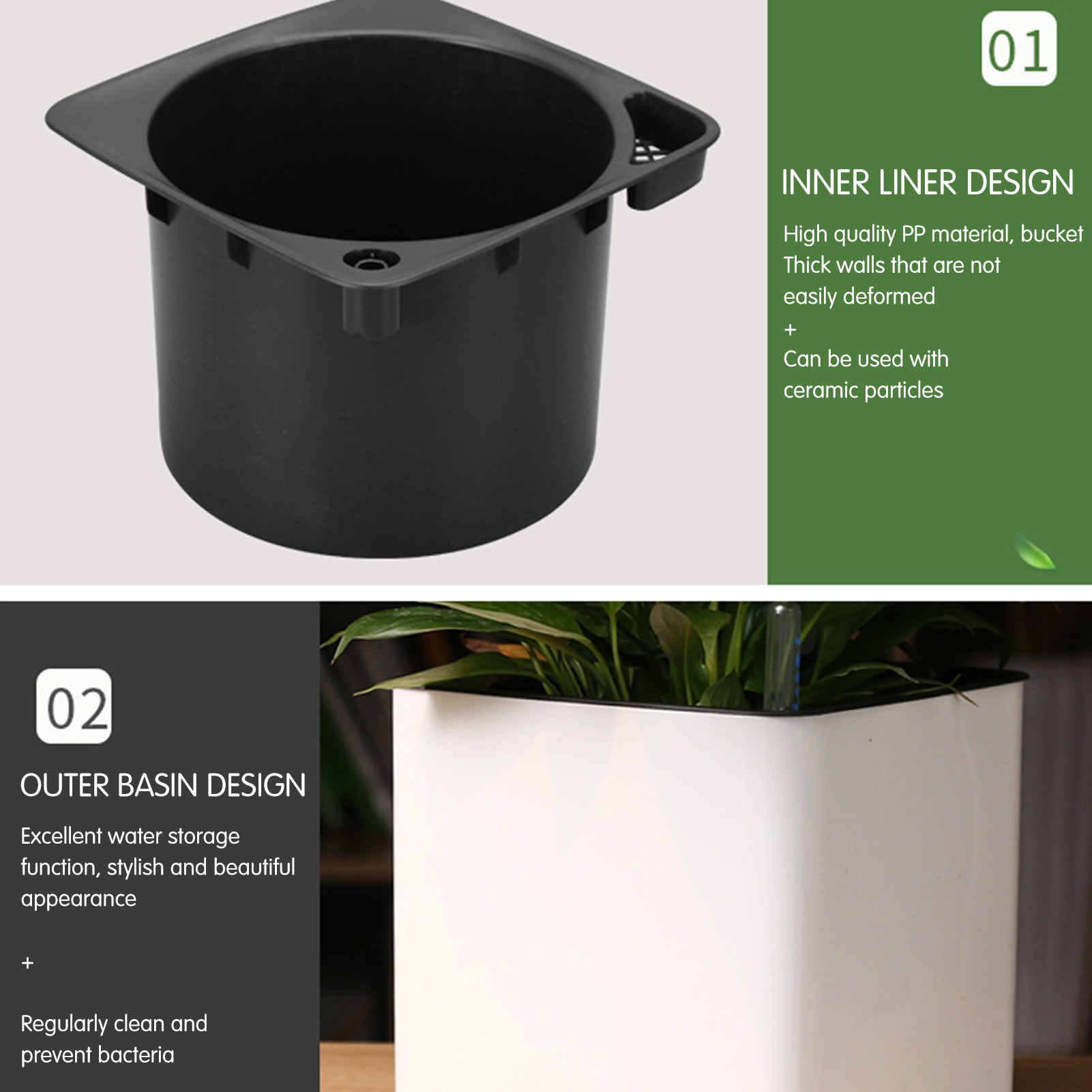 Self Watering Planter Self-wat - огляд і ціна Aloe Vera Pot