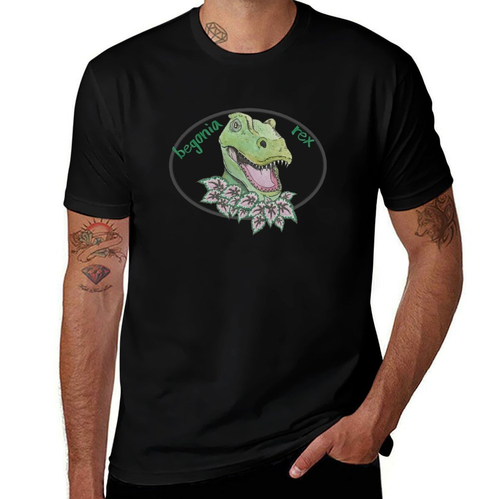 T rex begonia T-Shirt Casual E - огляд і ціна Begonia Rex