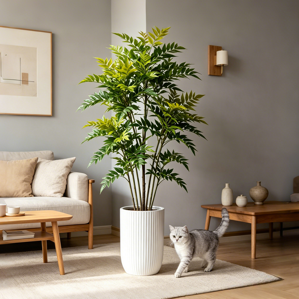 73-135cm Artificial Nandina Pl - огляд і ціна Ficus Lyrata Tree