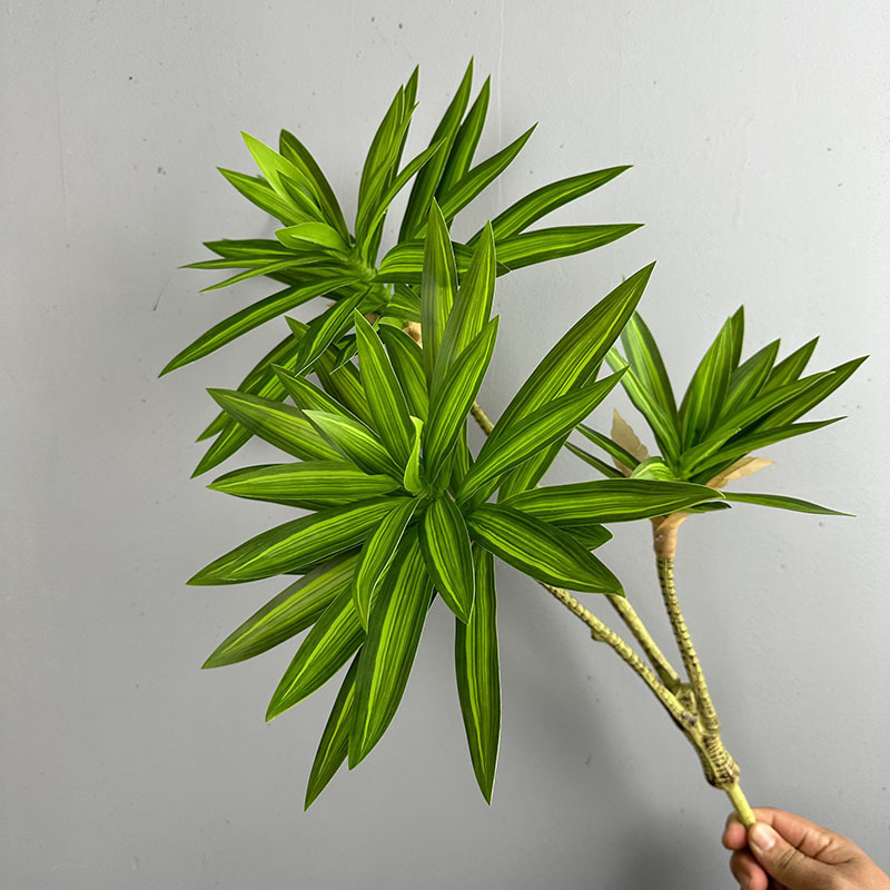Simulated Green Plants 3 Heads - огляд і ціна Dracaena Marginata